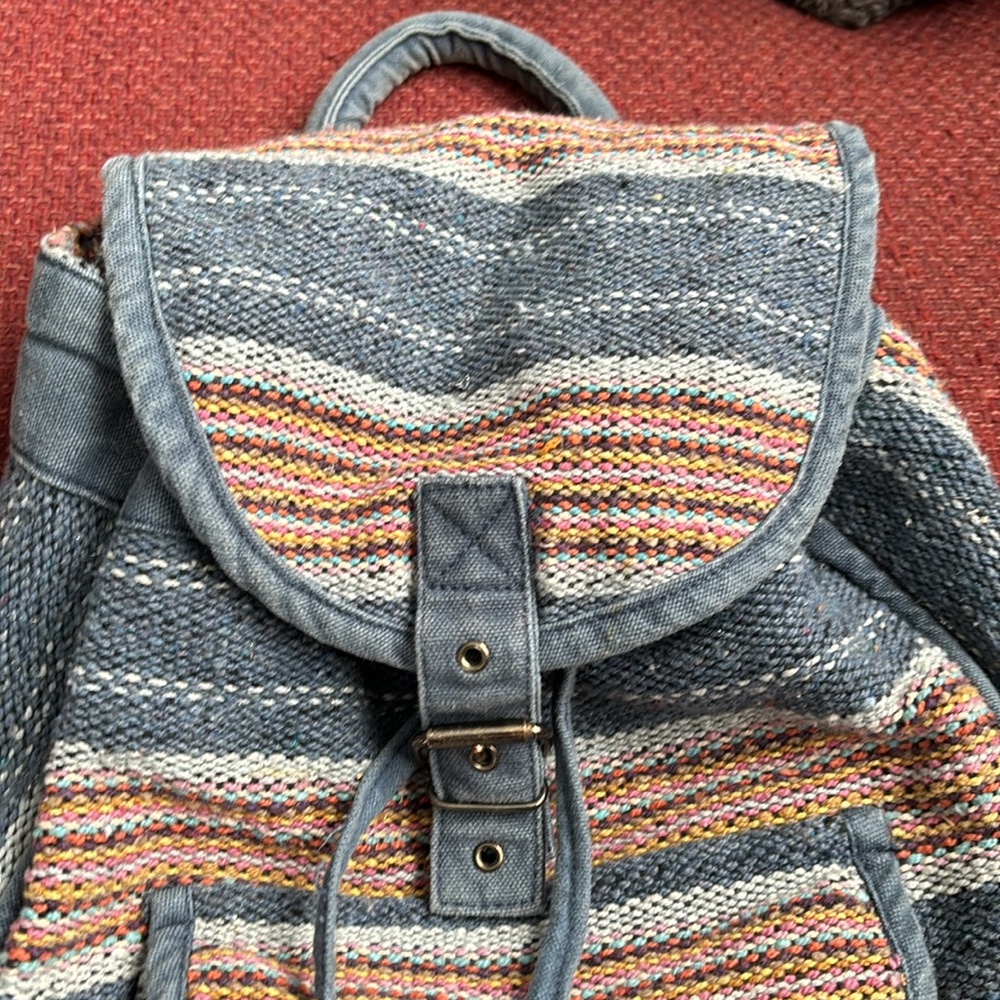 Roxy Gray And Multicolor Backpack - image 2